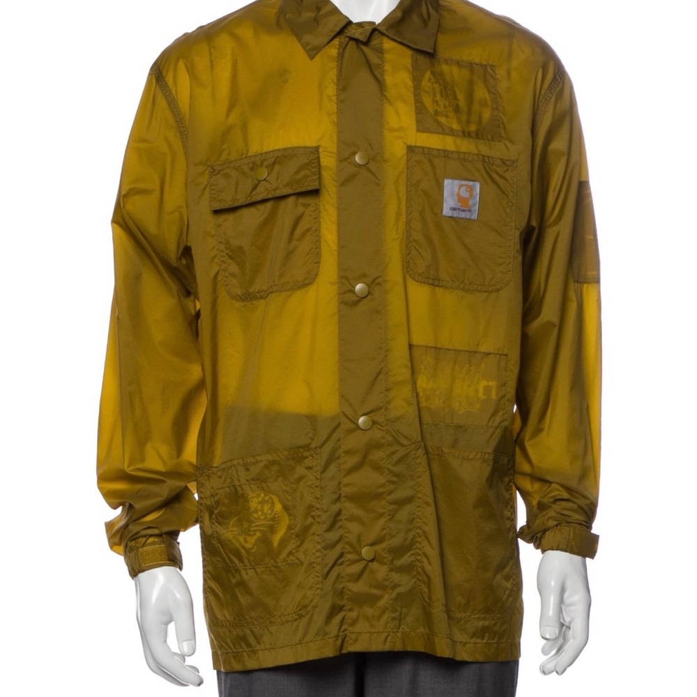 Brain Dead x Carhartt WIP Men's NWT Sheer Chore Utility Jacket Coat Large L